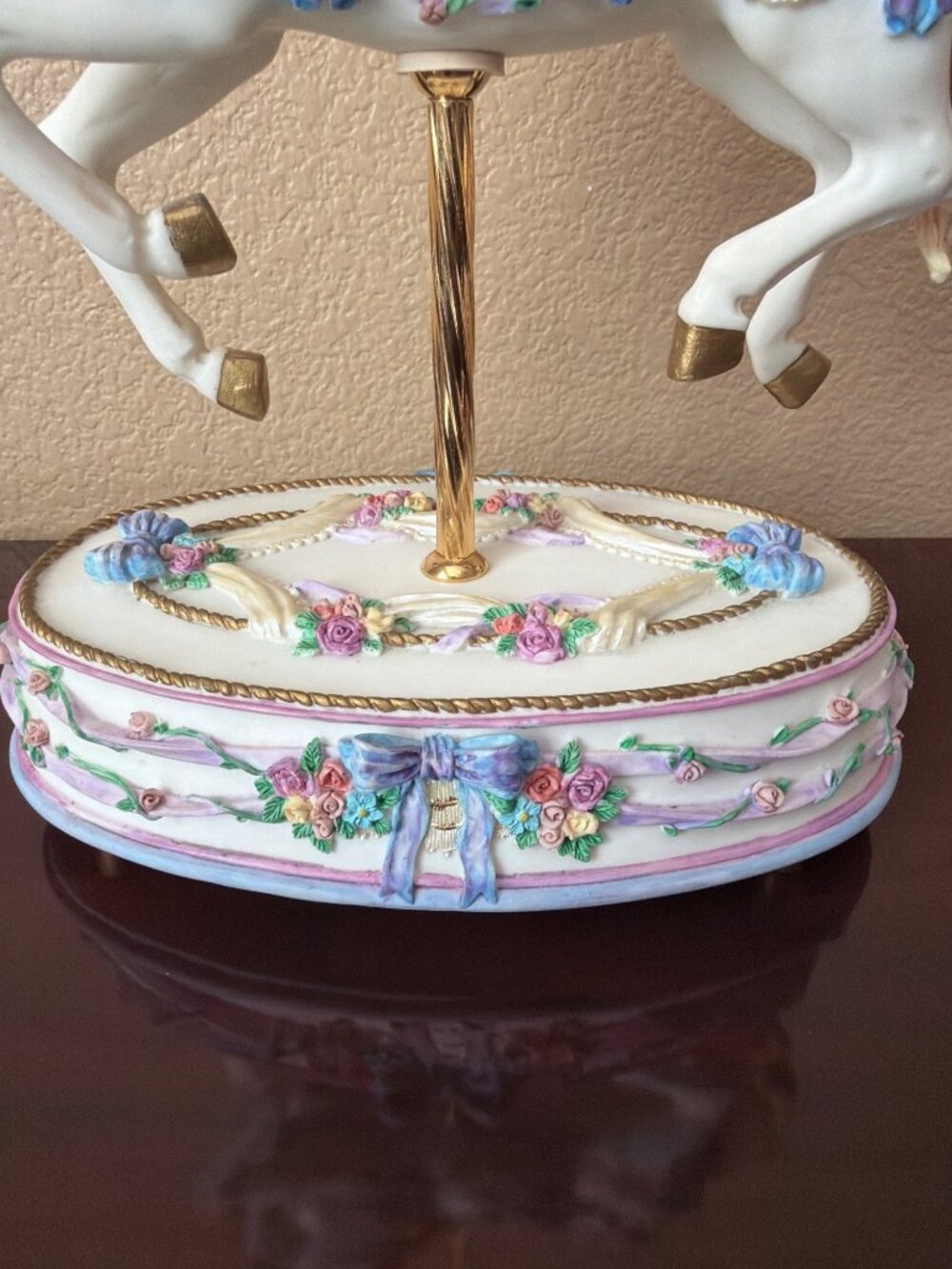 1995 San Francisco Music Box Morning Dance Carousel Horse LE 1044/3000 - Picture 16 of 16